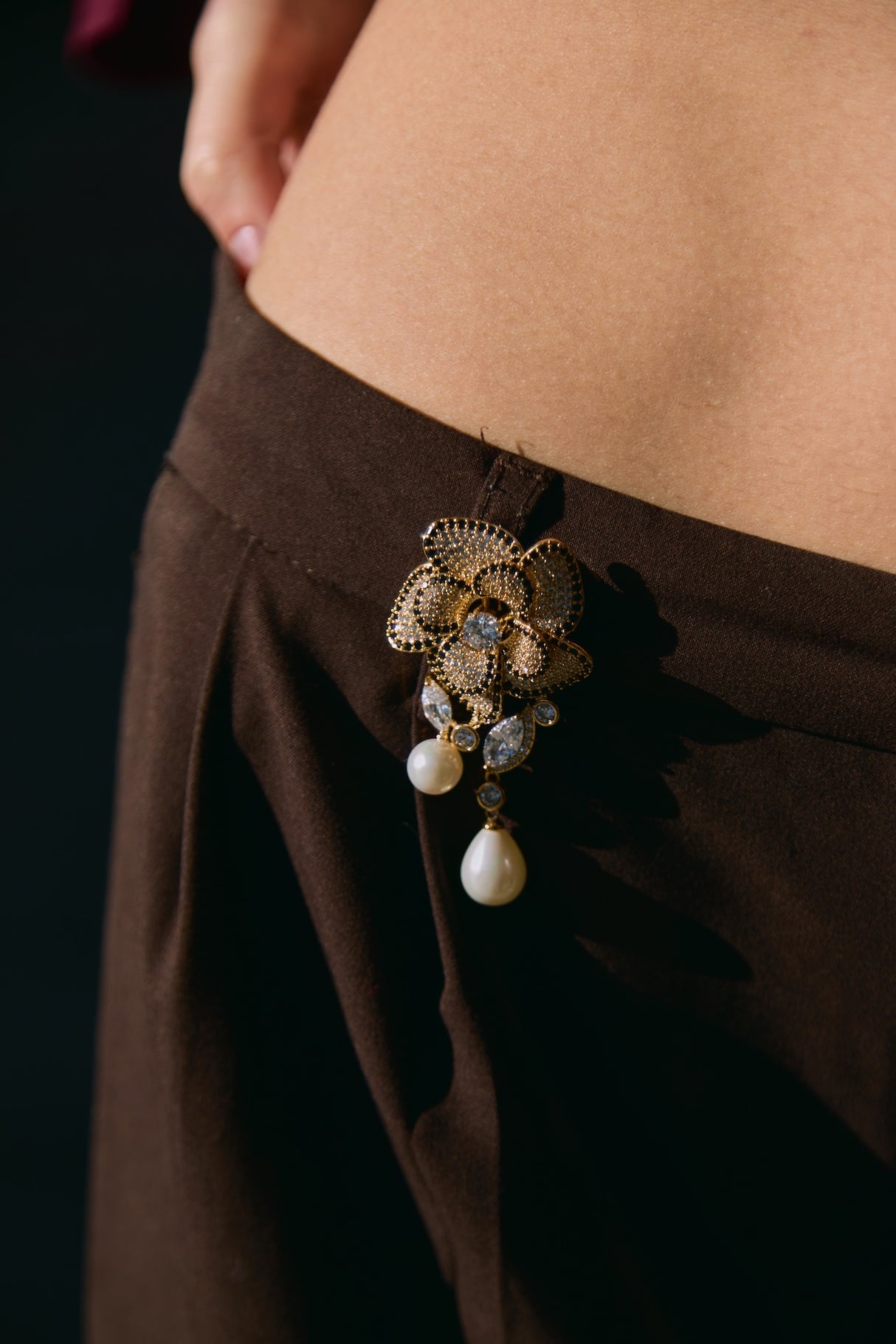 Aurora Crystal Brooch · Swarovski