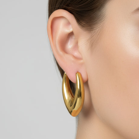 Twist Gold Earrings