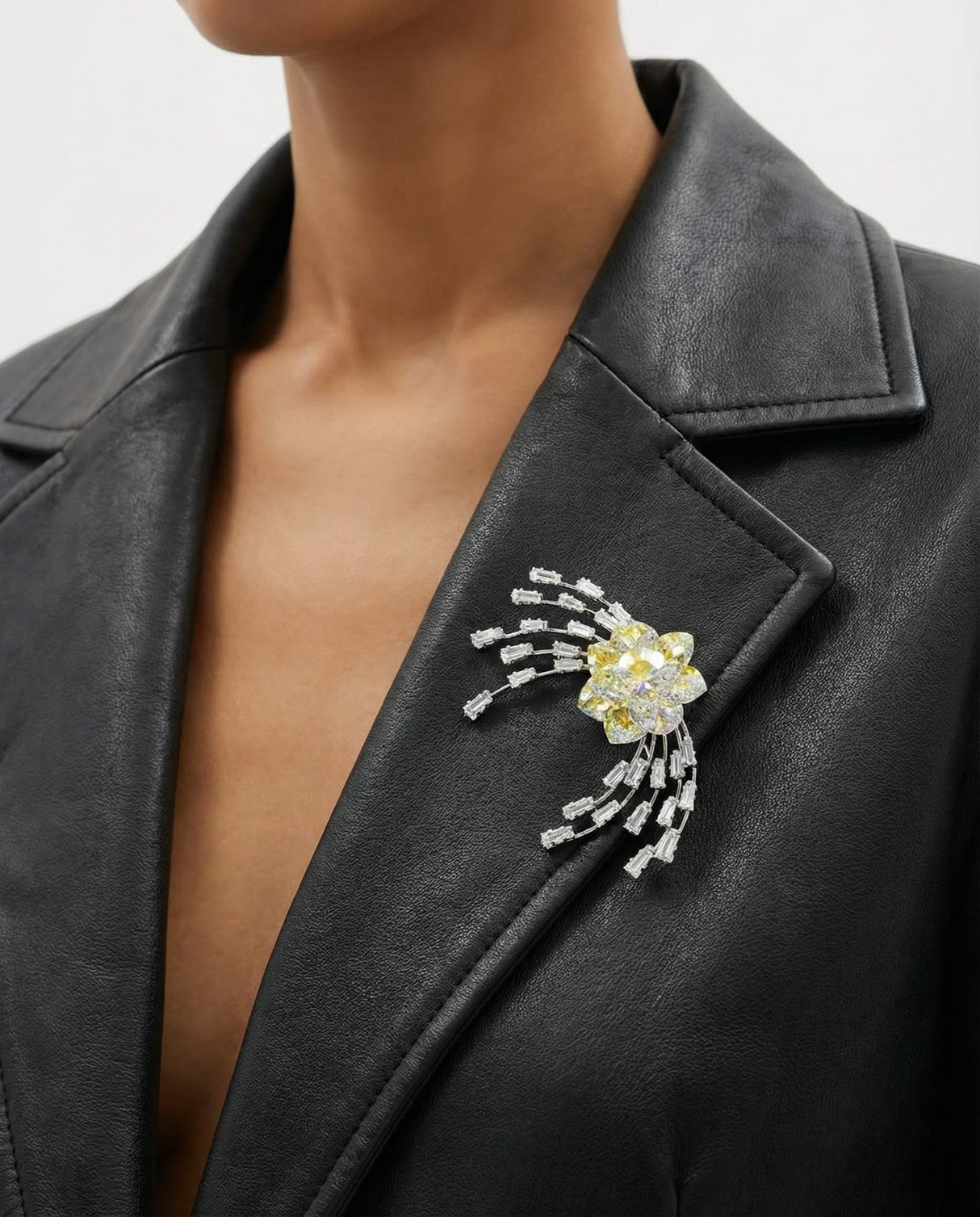 Aurora Crystal Brooch · Swarovski