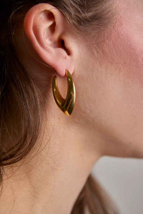 Twist Gold Earrings