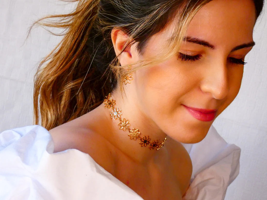 Choker Flores - KALINEI