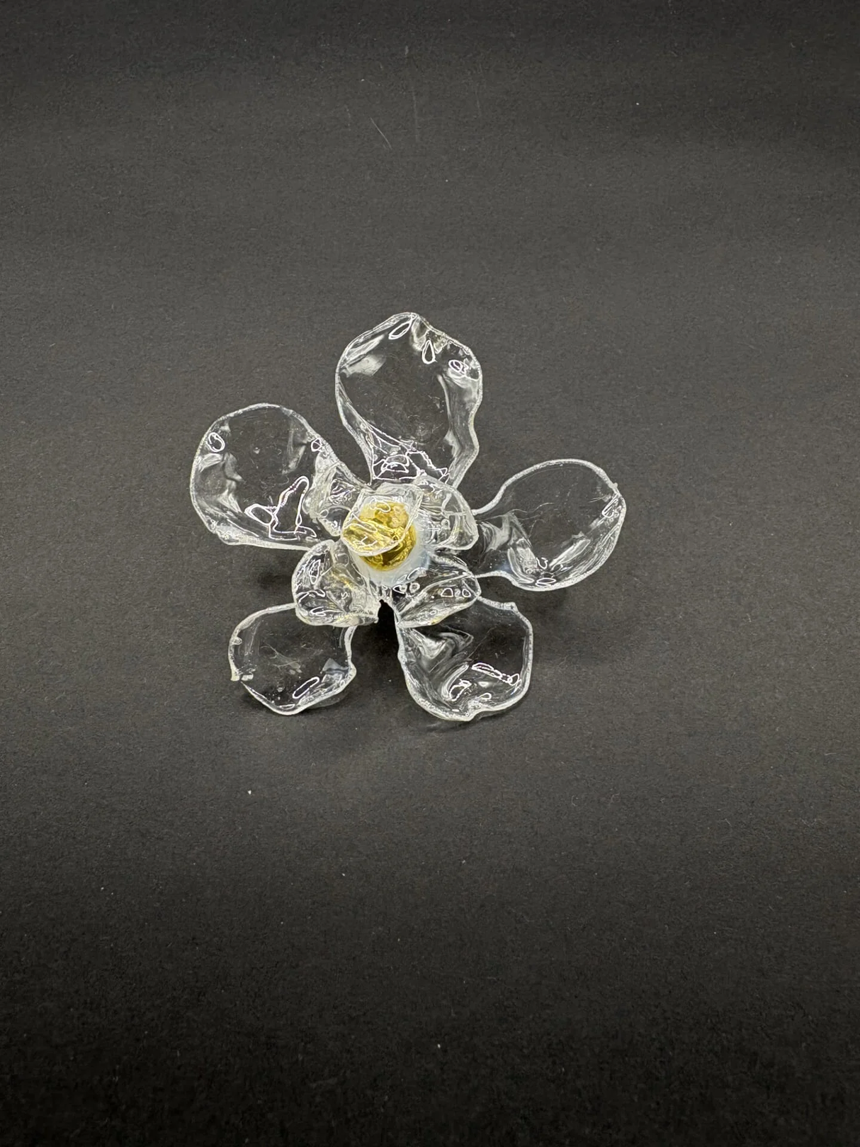 Anillo Caléndula Transparente - Basoie Concept