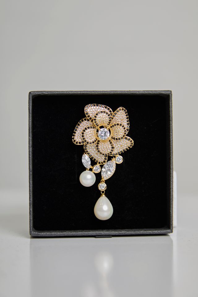 Aurora Crystal Brooch · Swarovski