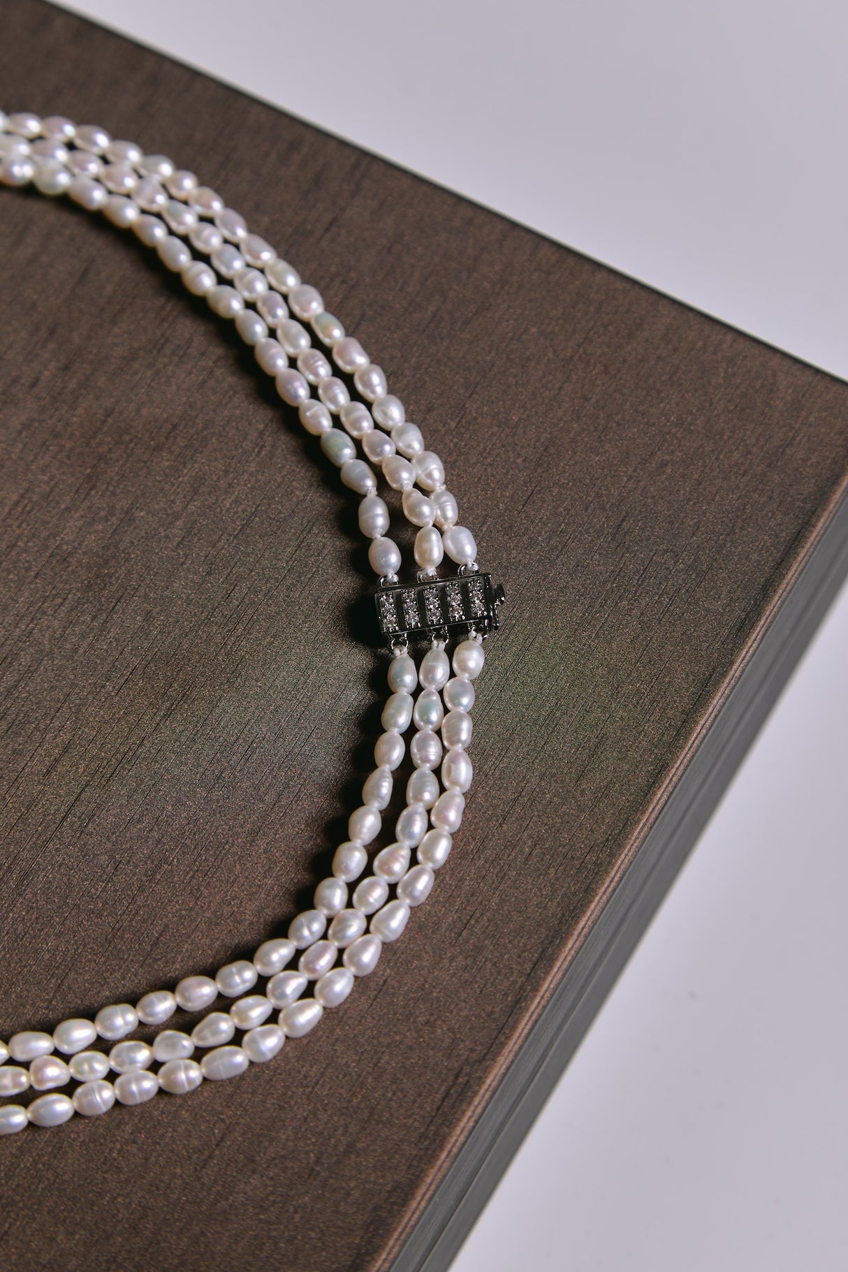 Triple Freshwater Pearl Necklace