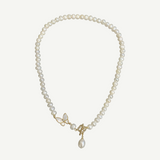 Collar de perlas freshwater naturales 6–7 mm con cierre dorado. Perlas A-, brillo suave y diseño elegante y atemporal. Ligero y versátil.