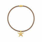 Collar corto cordon con estrella - DONNABATEA