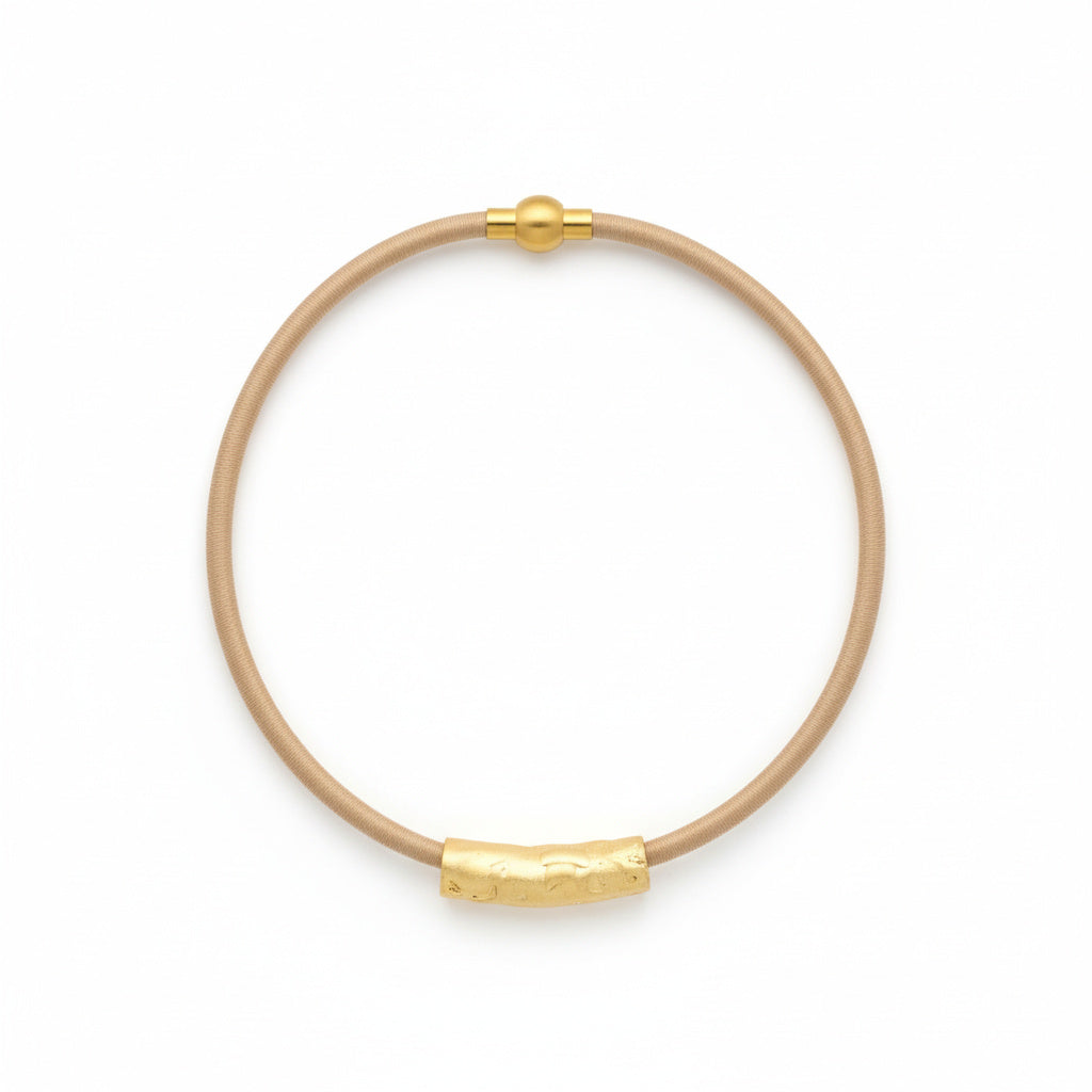Collar corto cordon con pieza rigida - DONNABATEA