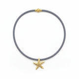 Collar corto cordon con estrella - DONNABATEA