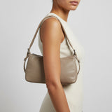 Crescent Taupe Bag