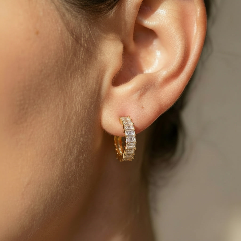 Semi-Ring Baguette Gold