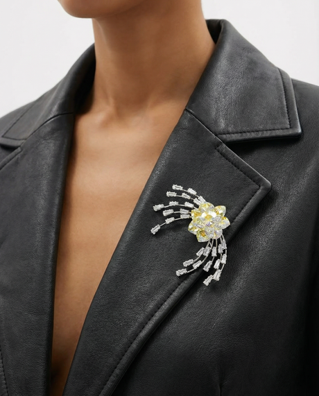 Aurora Crystal Brooch · Swarovski