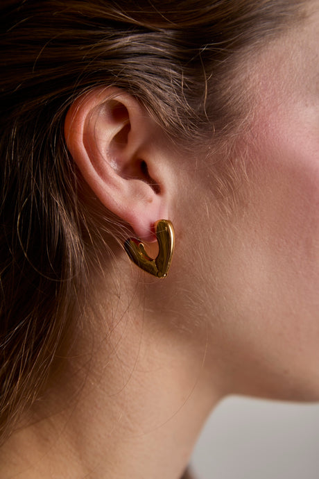Bold Heart Earrings