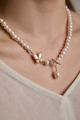 Freshwater Pearl Necklace 6–7 mm · Gold Flash Clasp