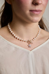 Freshwater Pearl Necklace 6–7 mm · Gold Flash Clasp