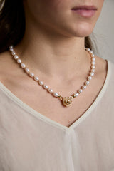 Double Freshwater Pearl Necklace 6.5–7.5 mm