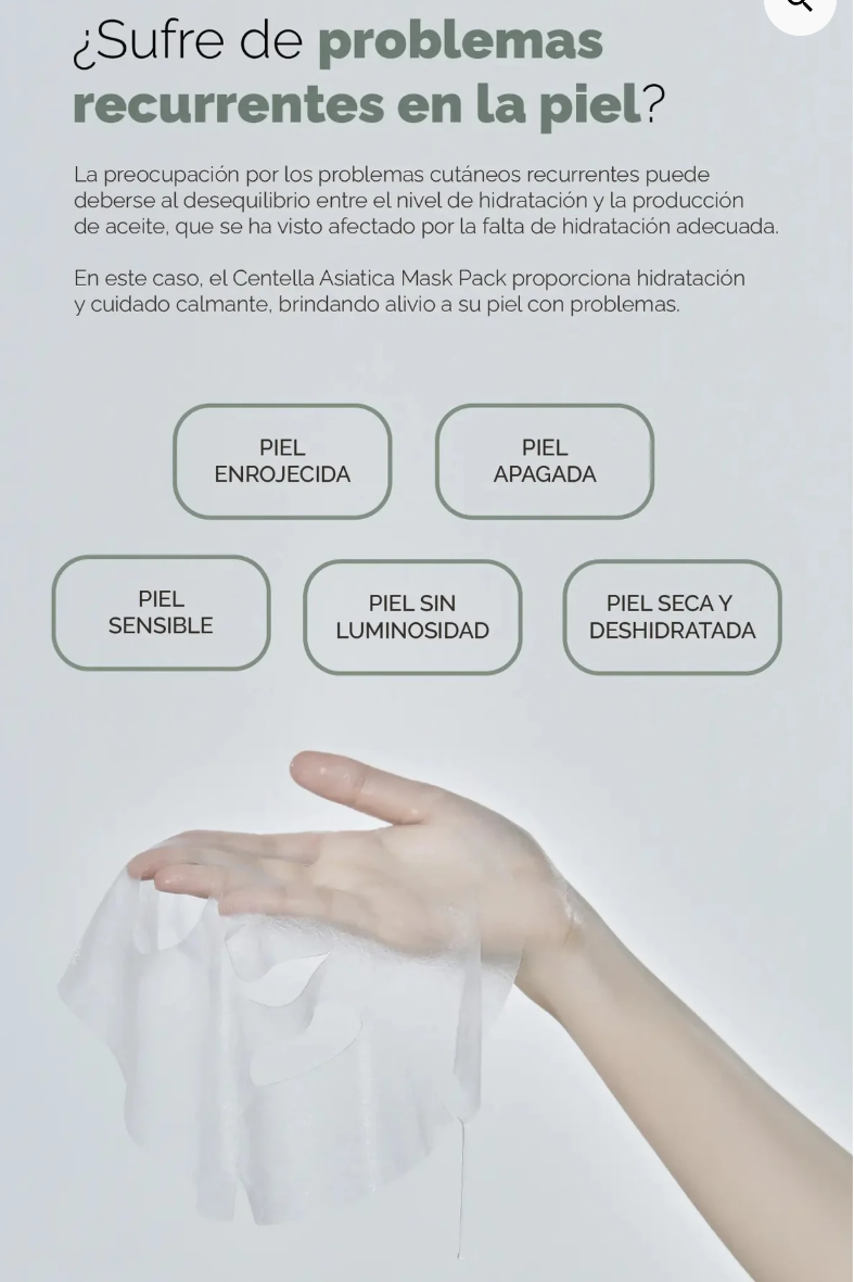 MIXSOON Centella Mask Pack (5 units)