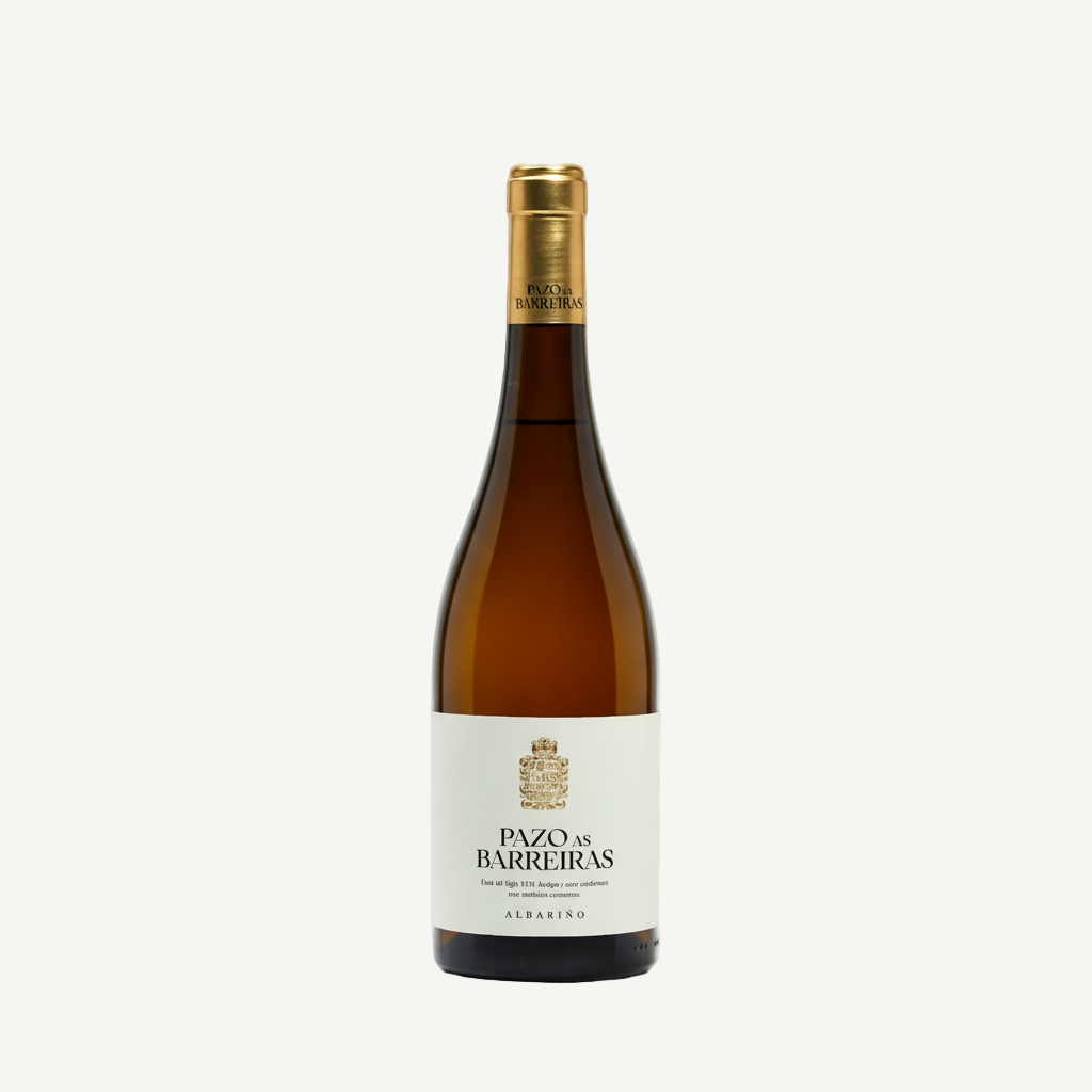 Vino Pazo As Barreiras Godello 2023 75 cl, con baja acidez y óptima madurez, fermentado en acero inoxidable y crianza breve. Fresco, equilibrado y listo para disfrutar.