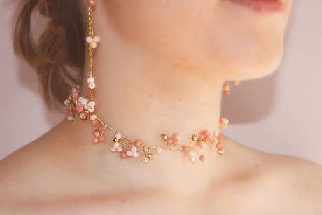 Choker Kalinei Rosa - KALINEI