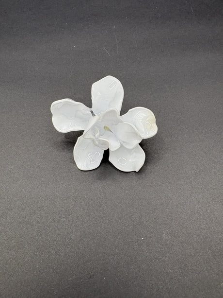 Anillo Magnolia Blanco Opaco - Basoie Concept