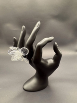 Anillo Magnolia Transparente - Basoie Concept