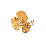 Anillo Flor Perla - AURELLE